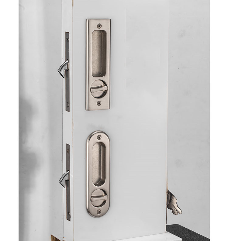 Cerradura sólida de la puerta deslizante de la cerradura de tierra de la puerta corredera de la aleación del zinc SN para el hardware de la puerta