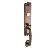 Juego de cerradura de puerta delantera sólida de aleación de zinc DAC, manijas de llave de puerta de entrada, cerraduras y cilindros