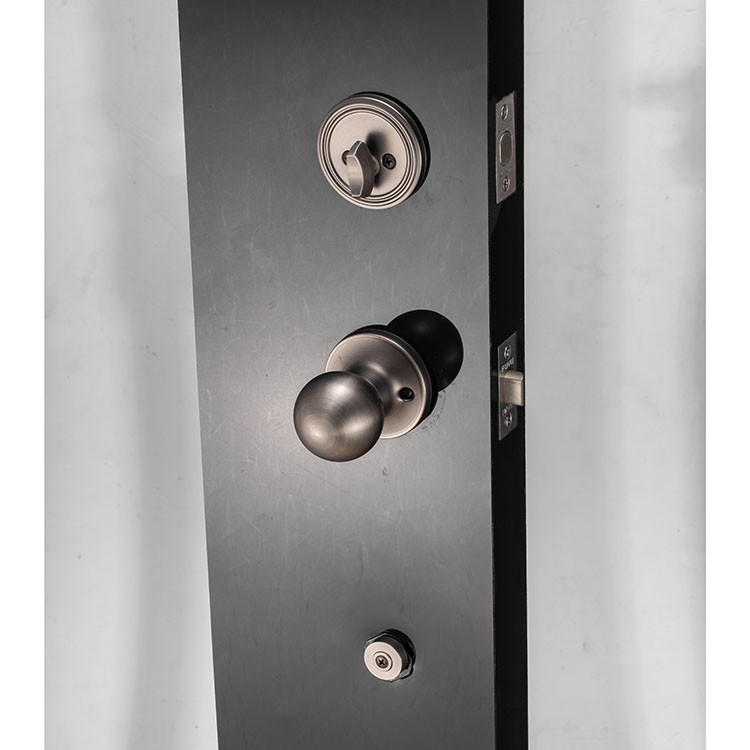 SNP La cerradura de la puerta delantera de Deadbot de aleación de zinc sólido y acero inoxidable establece las perillas de las puertas exteriores