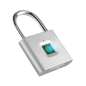 Seguro sin llave de huella dactilar impermeable USB recargable de candado inteligente eléctrico