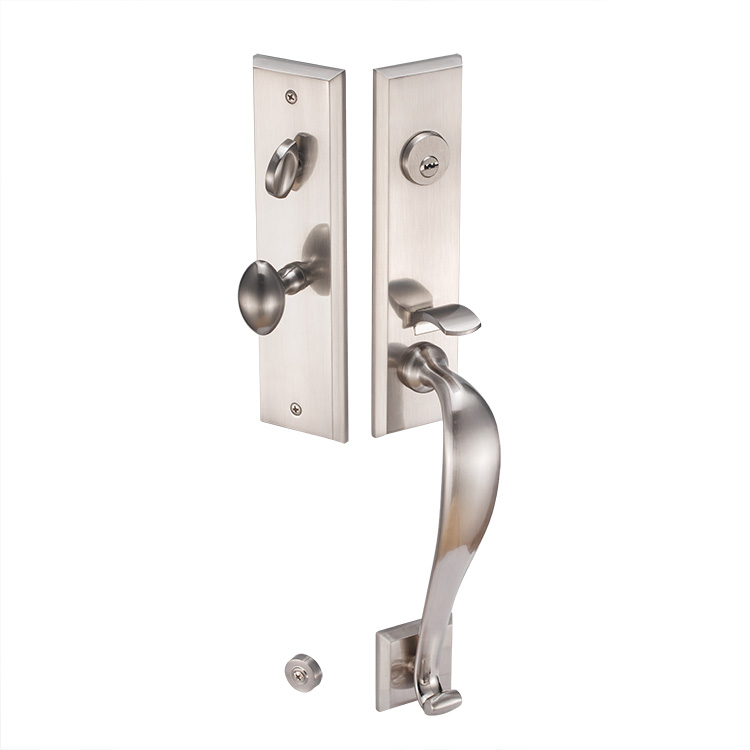 DSN Cerraduras de aleación de zinc Cerradura de manija oscilante Conjunto de cerradura de puerta de entrada