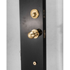 Cerraduras de puerta de entrada con botón pulsador de paso de acero inoxidable y aleación de zinc sólido SG Herrajes de cerrojo con manija
