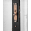 Tipos de cerradura de puerta principal de aleación de zinc de cobre antiguo oscuro Cerraduras y manijas de puerta de seguridad