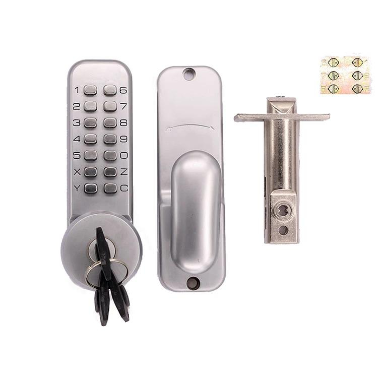 Muestra Proporcionar una combinación digital sin llave de pulsador de pulsador de seguridad de la puerta de seguridad de la aleación de zinc de bloqueo mecánico de bloqueo