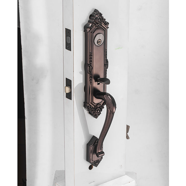 Cerraduras sólidas de la manija del hardware de la puerta de seguridad del acero inoxidable y de la aleación del cinc del estilo americano AB