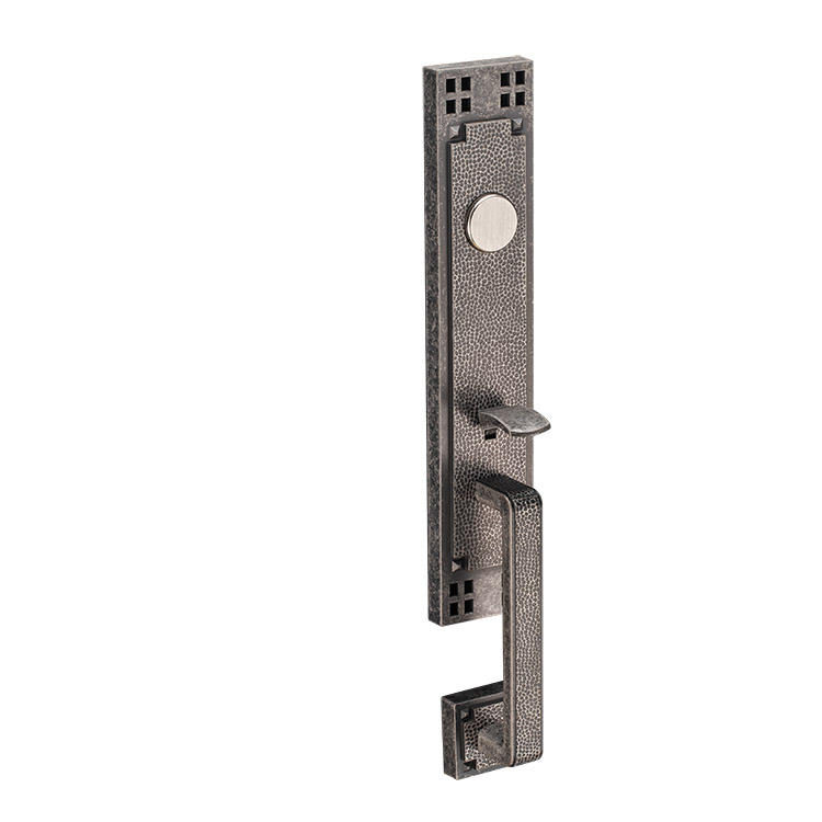 Cerradura de paso de hardware de puerta exterior de baño sin llave de aleación de zinc sólido ASL