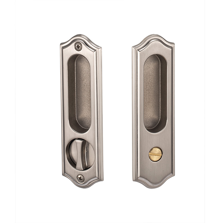 Cerradura de gancho de mortaja de puerta corrediza de aluminio de madera con apertura de llave de seguridad