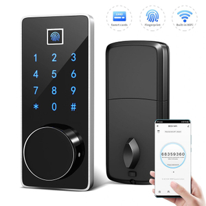 Control de WiFi electrónico Tuya Lock Biométrico Huella digital Smart Deadbolt Gate Bloqueo