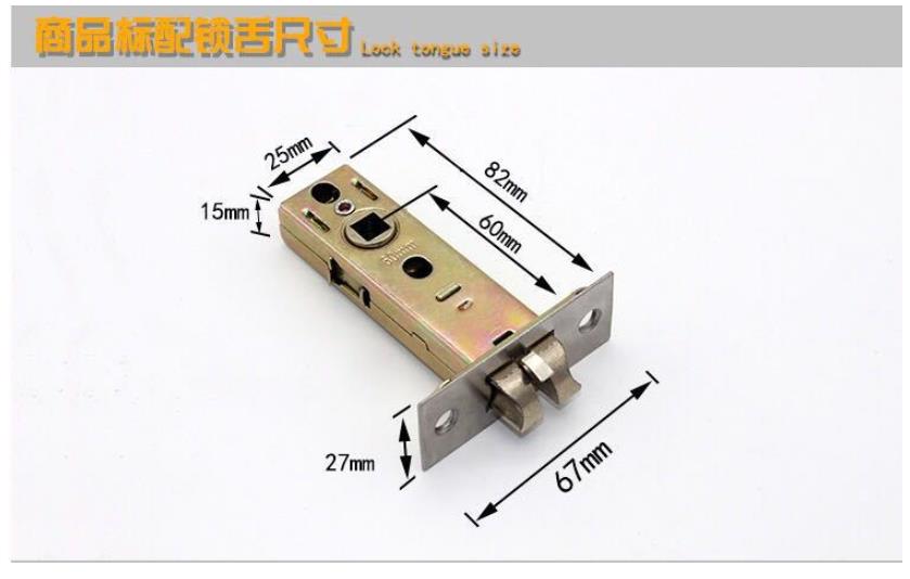 Fabricante Especial Apartamento Contraseña Cerradura Interior Puerta